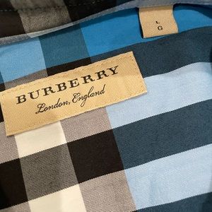 Burberry long sleeve man shirt L size